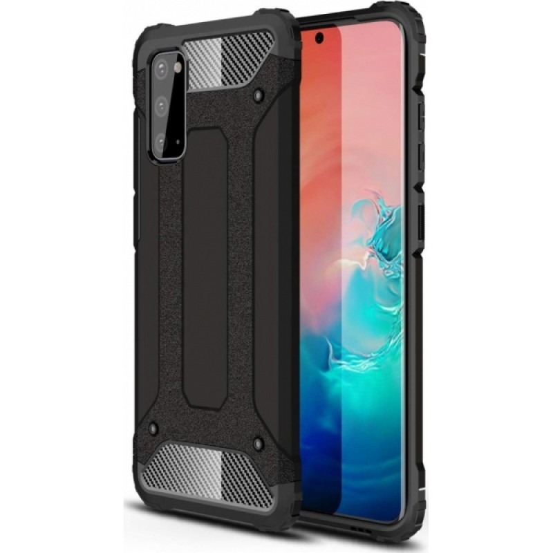 Oem Θήκη Armor Back Cover Για Samsung Galaxy A41  Μαύρο