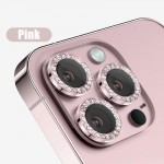 Oem Τζαμάκι Κάμερας Strass Frame Για Apple iPhone 18 Pro 5G 6,3" Ροζ