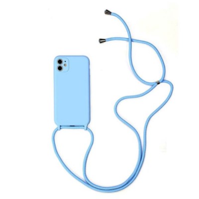 Oem Cord Silicone Γαλάζια Θήκη Για Apple iPhone 7 / 8 Plus Με Λουρί Γαλάζιο