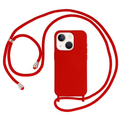 Oem Cord Silicone Πορτοκαλί Θήκη Για Apple iPhone 16 5G 6,1" Με Λουρί Πορτοκαλί