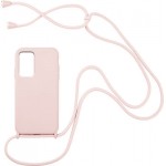 Oem Cord Silicone Ροζ Θήκη Για Samsung Galaxy A23 5G Με Λουρί Ροζ