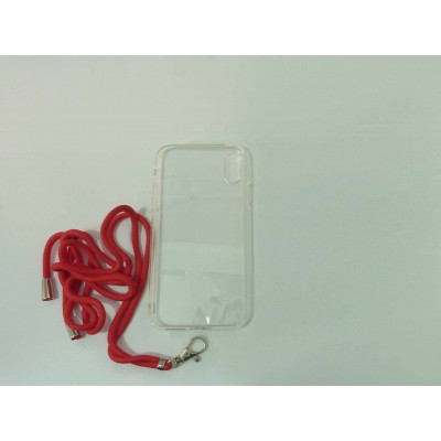 OEM Silicone  Διάφανη Θήκη Για Apple iPhone XR  Κόκκινο