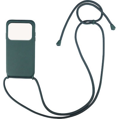 Oem Cord Silicone Σκούρα Πράσινη Θήκη Για Xiaomi Poco X4 Pro 5G Με Λουρί Σκούρο - Πράσινο