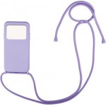 Oem Cord Silicone Μωβ Θήκη Για Xiaomi Poco X4 Pro 5G Με Λουρί Μωβ