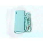 Oem Cord Silicone   Τιρκουάζ Θήκη Για Xiaomi Redmi 9A / 9AT / 9i Με Λουρί Τιρκουάζ