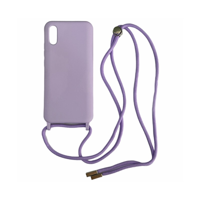 Oem Cord Silicone   Μωβ Θήκη Για Xiaomi Redmi 9A / 9AT / 9i  Μωβ