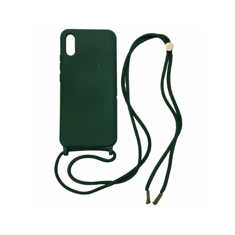 Oem Cord Silicone  ΣκούροΘήκη Για Xiaomi Redmi 9A / 9AT / 9i Σκούρο - Πράσινο - Σκούρο - Πράσινο