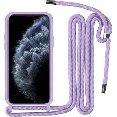 Oem Cord Silicone  Λιλά Θήκη Για Samsung Galaxy S22 Plus Με Λουρί Λιλά