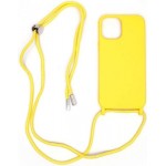 Oem Cord Silicone Κίτρινη Θήκη Για Xiaomi Poco M6 Pro 5G Με Λουρί Κίτρινο
