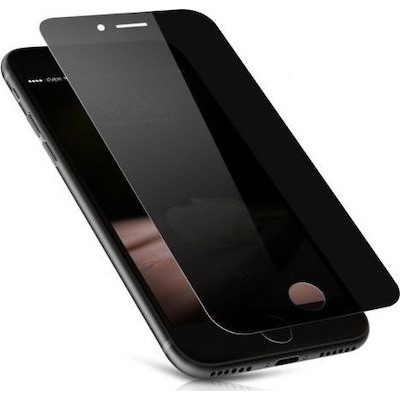 Full Face Tempered glass / Αντιχαρακτικό Γυαλί Πλήρους Οθόνης Privacy Για Apple iPhone 7 / 8 / SE 2020 / SE 2022 Μαύρο