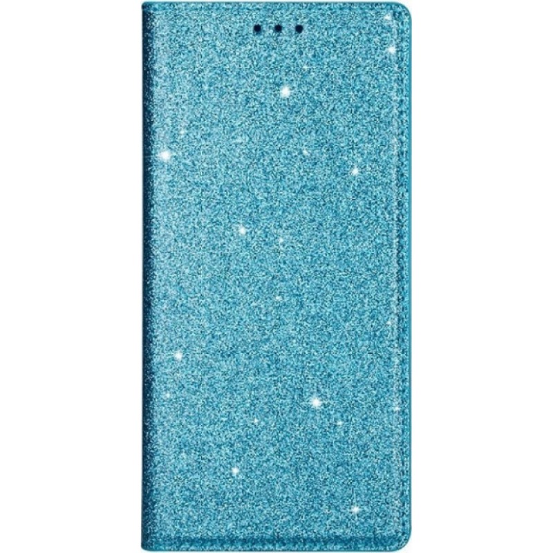 Θήκη Βιβλίο Χρυσόσκονη Για  Apple iPhone 7 / 8 / SE 2020 / SE 2022  Τιρκουάζ