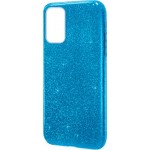 Oem Θήκη Shining Χρυσόσκονη Για     Samsung Galaxy A02s / M02s / F02s Γαλάζιο 