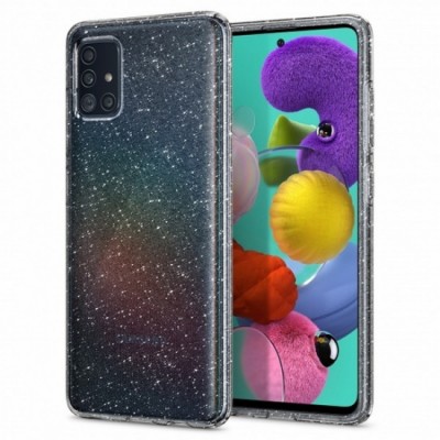 Oem Θήκη Shining Χρυσόσκονη Για   Samsung Galaxy A02s / M02s / F02s Μαύρο