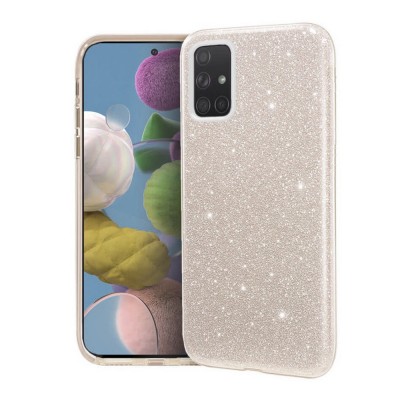 Oem Θήκη Shining Χρυσόσκονη Για     Samsung Galaxy A02s / M02s / F02s Χρυσό
