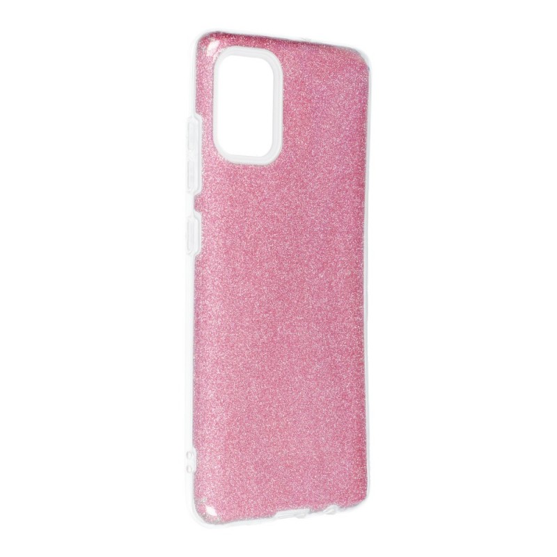 Oem Θήκη Shining Χρυσόσκονη   Για Samsung Galaxy A03S Ροζ