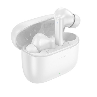Hoco EQ2 In-ear Bluetooth Handsfree Ακουστικά με Θήκη Φόρτισης Λευκά
