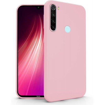 Oem Θήκη Σιλικόνης Matt 1,2 mm Για Xiaomi Redmi Note 8 / Note 8 2021 Ροζ