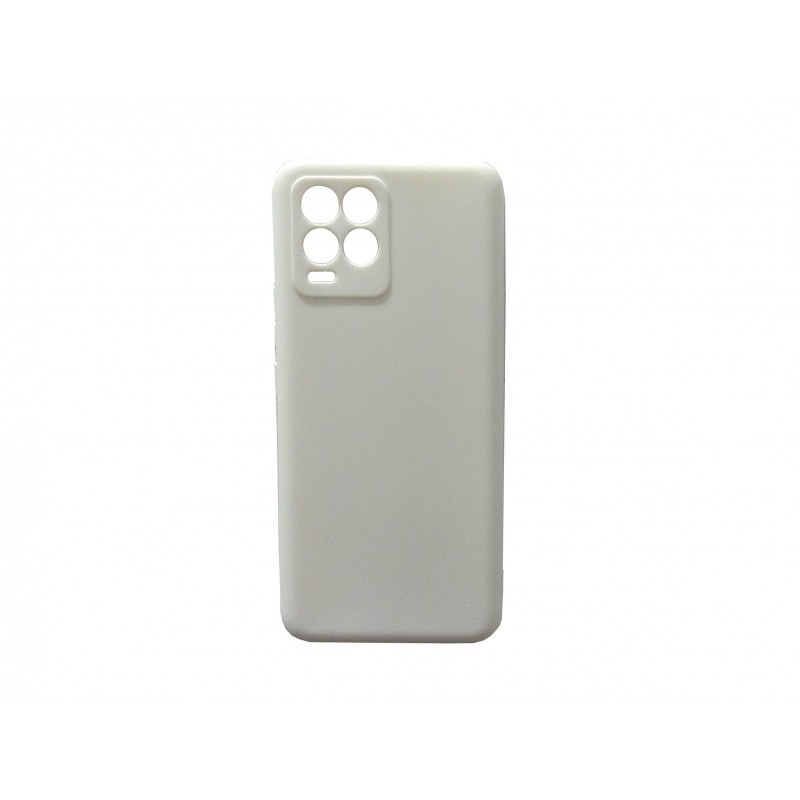 Oem Θήκη Σιλικόνης Matt 1,2 mm Για Realme 8 / 8 Pro Άσπρο