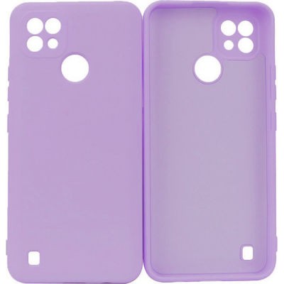 Oem Θήκη Σιλικόνης Matt 1,2 mm Για Realme C21Y / C25Y  Λιλά