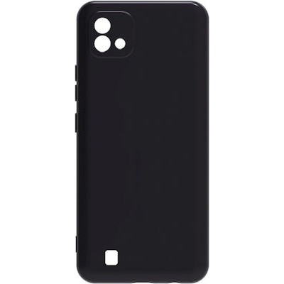 Oem Θήκη Σιλικόνης Matt 1,2 mm Για Realme C11 2021 / C20 Μαύρο