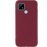 Oem Θήκη Σιλικόνης Matt 1,2 mm Για Realme C21 - C20  Μπορντό