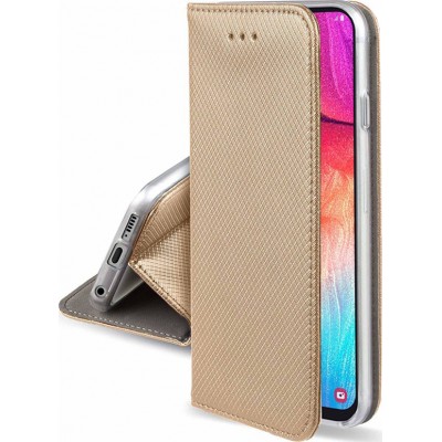  Oem Θήκη Book Smart Magnet Για Huawei P30 Lite  Χρυσό