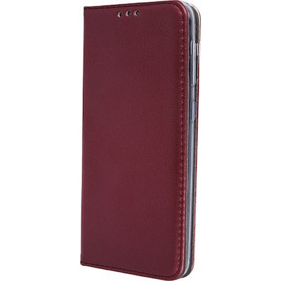  Oem Θήκη Book Smart Magnetic Για  Xiaomi Redmi 9T / Poco M3 / 9 Power / Note 9 4G  Μπορντό