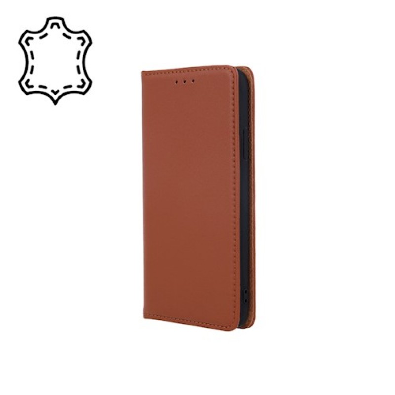 Θήκη Βιβλίο Genuine Leather case Smart Pro Για Samsung Galaxy A20S  Καφέ