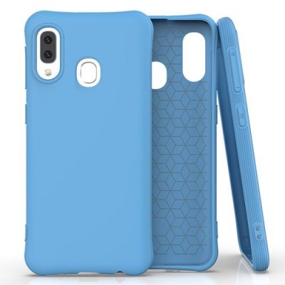 Soft Matt Case Gel TPU Cover 2.0mm Για Samsung Galaxy A10E / A20E  Γαλάζιο BOX