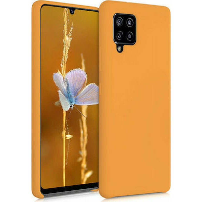 Oem Θήκη Σιλικόνης Soft 2.0 mm Για  Samsung Galaxy A42 5G  Πορτοκαλί