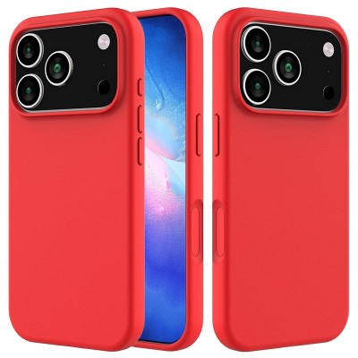Oem Θήκη Σιλικόνης Soft 2.0 mm Για Apple iPhone 18 Pro 5G 6,3"  Κόκκινο