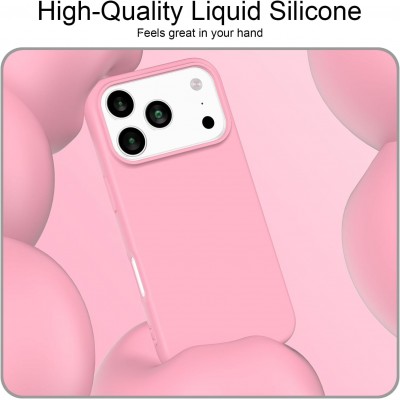 Oem Θήκη Σιλικόνης Soft 2.0 mm Για Apple iPhone 18 Pro 5G 6,3"  Ροζ