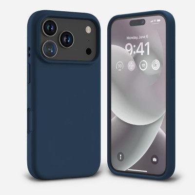Oem Θήκη Σιλικόνης Soft 2.0 mm Για Apple iPhone 18 Pro 5G 6,3" Σκούρο - Μπλε