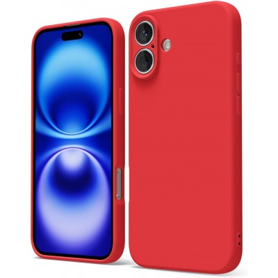 Oem Θήκη Σιλικόνης Soft 2.0 mm Για Apple iPhone 17 5G 6,3" Κόκκινο