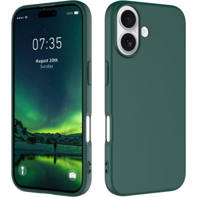 Oem Θήκη Σιλικόνης Soft 2.0 mm Για Apple iPhone 17 5G 6,3" Σκούρο - Πράσινο