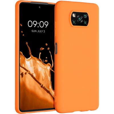 Oem Θήκη Σιλικόνης Soft 2.0 mm Για Xiaomi Poco X3 / Poco X3 NFC / Poco X3 Pro  Πορτοκαλί