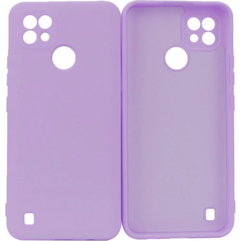 Oem Θήκη Σιλικόνης Soft 2.0 mm Για  Realme C21 - C20  Μωβ
