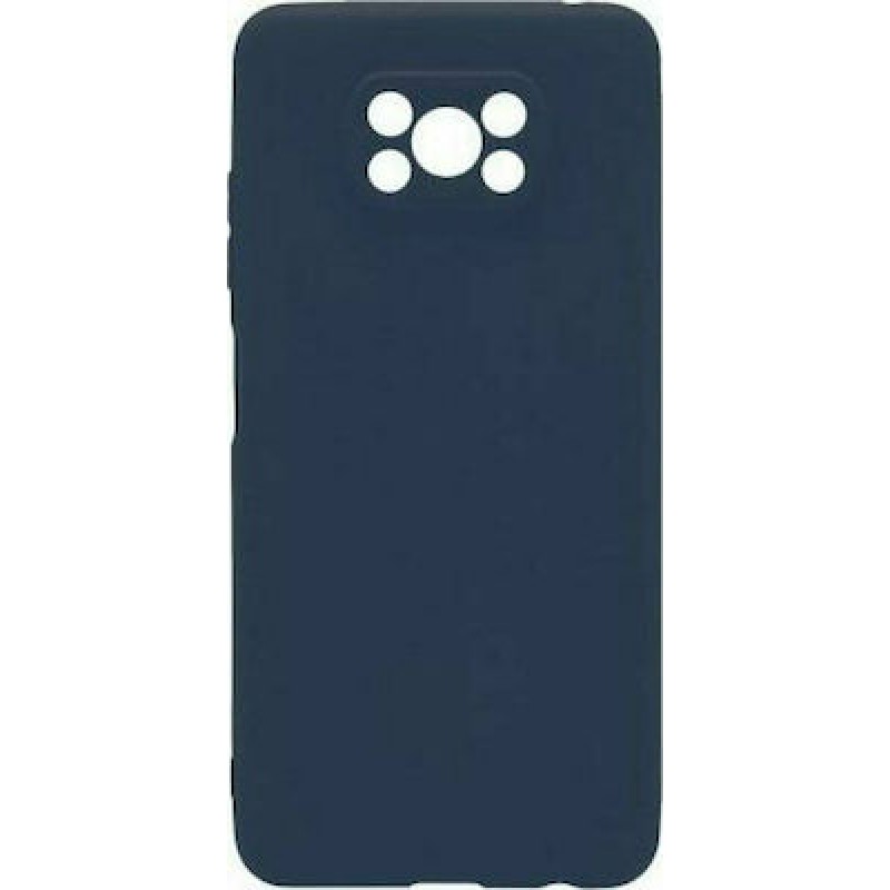 Oem Θήκη Σιλικόνης Soft 2.0 mm Για Xiaomi Poco X3 / Poco X3 NFC / Poco X3 Pro Σκούρο - Μπλε