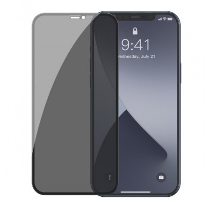 Full Face Tempered glass / Αντιχαρακτικό Γυαλί Πλήρους Οθόνης Privacy Για Apple iPhone 13 Mini 5.4" Μαύρο
