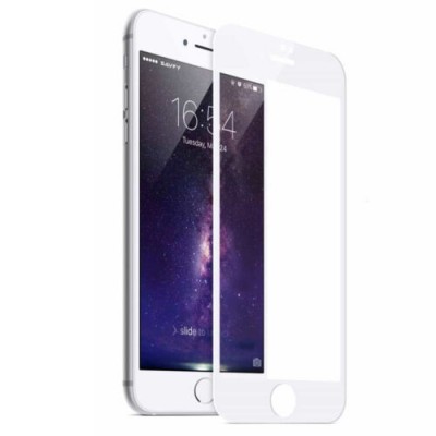 Oem Full Face Tempered glass Box Για   Apple iPhone 7 / 8 / SE 2020 / SE 2022 Άσπρο  