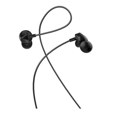 Hoco M60 Handsfree Ακουστικά με Ενσωματωμένο Μικρόφωνο Μαύρο