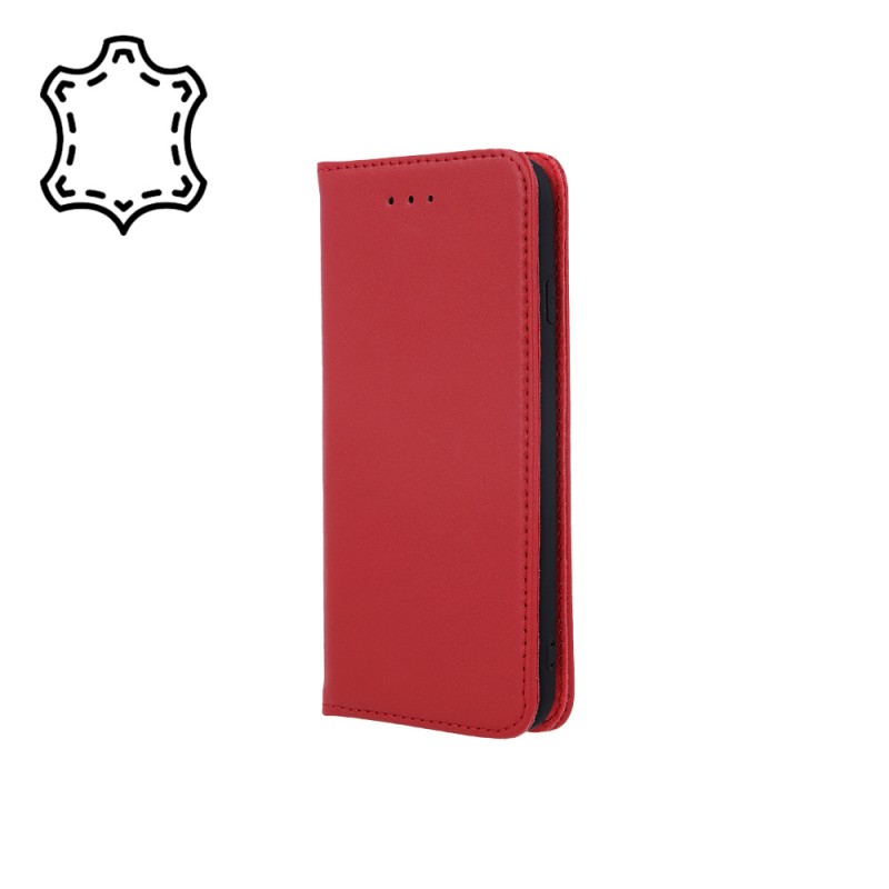 Θήκη Βιβλίο Genuine Leather case Smart Pro Για Samsung Galaxy A20S  Κόκκινο