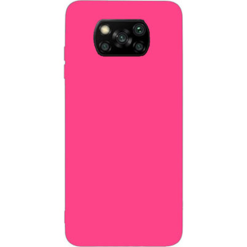 Oem Θήκη Σιλικόνης Matt 1,2 mm Για Xiaomi Poco X3 / Poco X3 NFC / Poco X3 Pro  Φούξια
