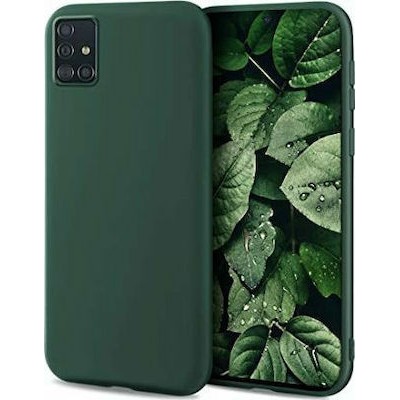 Soft Matt Case Gel TPU Cover 2.0mm Για Samsung Galaxy A72 5G / 4G Lite  Πράσινο 