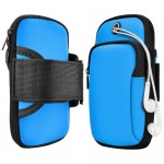 Running Armband Sports Αθλητική Θήκη Mπράτσου Για Smartphones έως 6.5'' - Μπλε
