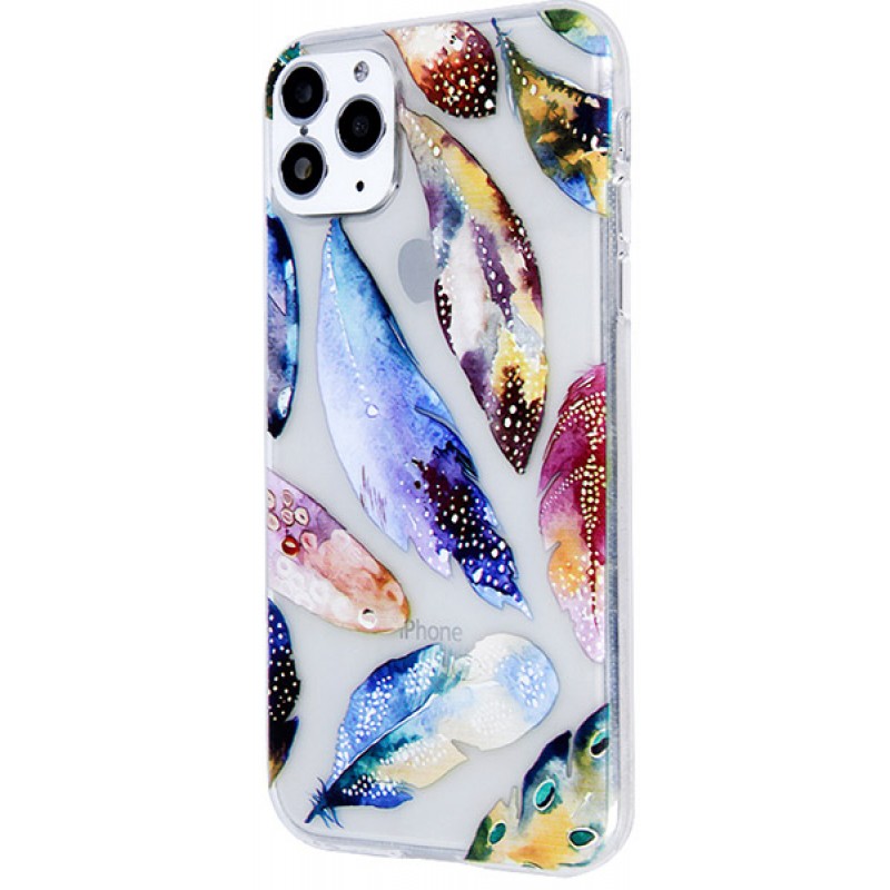 Oem Θήκη Σιλικόνης Με Σχέδιο Ultra Trendy Feather2 Για Xiaomi Note 8T