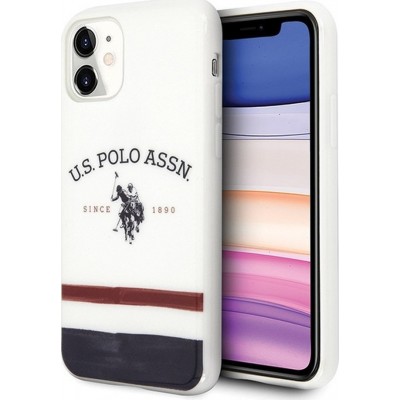 Θήκη Σιλικόνης U.S Polo USHCN65PCSTRB  Για  Apple iPhone 11 Pro Max  Άσπρο