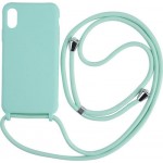 Oem Cord Silicone  Γαλάζια Θήκη Για Xiaomi Redmi Note 10 (4G) 2021 Με Λουρί Τιρκουάζ