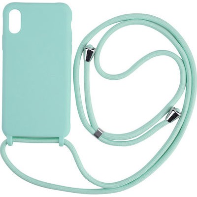 Oem Cord Silicone  Γαλάζια Θήκη Για Xiaomi Redmi Note 10 (4G) 2021 Με Λουρί Τιρκουάζ