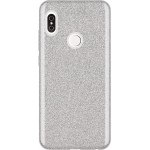  Oem Θήκη Shining Χρυσόσκονη Για  Xiaomi Redmi Note 8T ασημί 